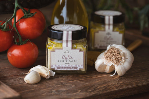 Italian garlic paste - Crema di Aglio - DiSanto and Family