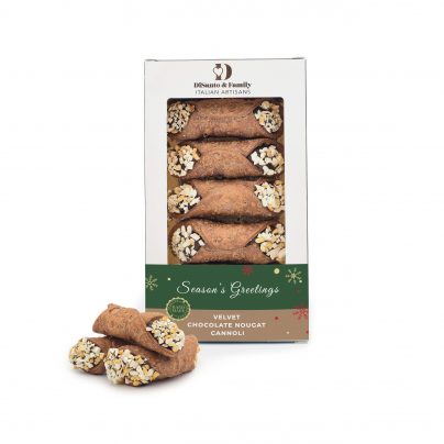3013 - Velvet Chocolate Nougat Cannoli